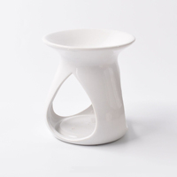 Brûleur d'encens en céramique bicolore de luxe, style chinois moderne, pour la maison, diffuseur d'huiles essentielles et d'arômes, idéal pour les senteurs de bois de santal et de jasmin