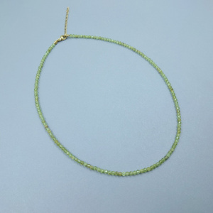 Collar de piedra natural de corte ultrafino de 2-3 mm, estilo minimalista, cristal curativo, joyería delicada para mujer, regalo para ella - Product Image 6
