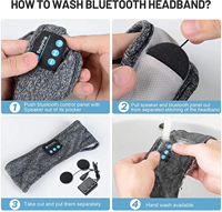 Écouteurs Bluetooth personnalisés pour le sport et la musique, avec bandeau doux pour le sommeil, certifiés CE FCC Rohs, pour le yoga et la course à pied