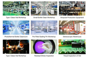 Flaconcini di vetro di caricamento 1.<span class=keywords><strong>5ml</strong></span> 2ml 3ml <span class=keywords><strong>5ml</strong></span> 7ml 10ml tubo di bottiglia piatto sottile piccolo contenitore di vetro medico - Product Image 5