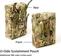 Sac à dos tactique Spoir MOLLE 2 en polyester avec cadre, grand format / OCP Outdoor