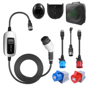 Cargador Portátil para Vehículos Eléctricos Tipo 2 Zhongshan Wenda, Cable de Carga CA con Adaptadores - Product Image 1