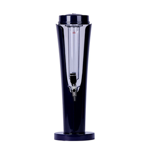 Acciaio inossidabile 3L birra torre staccabile tubo di ghiaccio trasparente con doppio rubinetto Bar porta bevande contenitore - Product Image 6