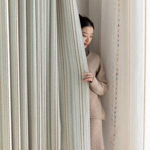 Romantico francese retrò Design fiera <span class=keywords><strong>tende</strong></span> con strisce per le camere da letto delle ragazze mantovane di lusso per la camera dei bambini - Product Image 3