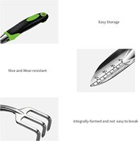 Ensemble d'outils de jardinage 3 pièces, kit de jardinage robuste avec poignée ergonomique antidérapante et souple, excellent cadeau de jardinage pour les femmes et les hommes