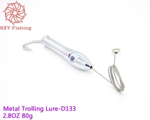 SXY FISHING Metall-Trolling-Köder Goldener Speerköder Großwildköder Großartiger Marlin-Köder DIY Jet Head Tiefsee-Angelköder D133 - Product Image 5