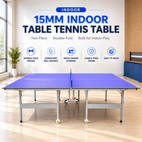 Table de tennis de table d'intérieur de 15 mm
