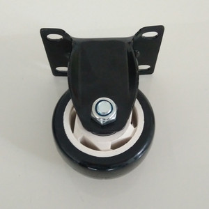 Cmcl 3 inch PU/PVC Castor bánh xe xoay giỏ hàng bánh xe phanh nhỏ Caster bánh xe cho đồ nội thất - Product Image 4