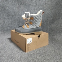 YL3762 Vente en gros de chaussures d'hiver pour femmes, chaussures mi-hautes tendance, chaudes, imperméables, thermiques, antidérapantes, bottes de neige