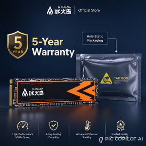KANAGA SSD NVMe M.2 2280 Haute Performance 1 To 2 To 4 To PCIe Gen4 7000 Mo/s TLC Disque SSD Interne pour Station de Travail et Ordinateur de Bureau - Product Image 6