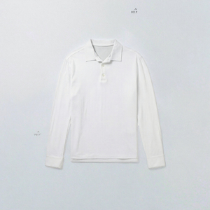 Camisa Polo de Manga Larga para Hombre, 100% Algodón, Cuello de Punto, Uniforme, Ropa de Trabajo - Product Image 2