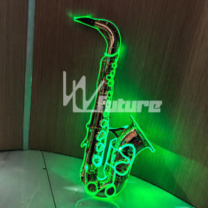 Saxophone lumineux à fibre optique - Accessoire de fête lumineux <span class=keywords><strong>pour</strong></span> mariage/spectacle/scène/festival, instrument de <span class=keywords><strong>musique</strong></span> lumineux coloré - Product Image 6