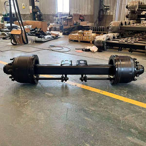 China Heavy Duty New Steel 13T-16T Semi Trailer <span class=keywords><strong>Axle</strong></span> Set Conjunto de eje trasero Diseño americano completo a la venta - Product Image 5