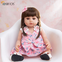 Nouvelle poupée réaliste en silicone solide de 50 cm, jouet en peluche, certifiée EN71, JOYSUN TOYS JS200277 pour enfants et filles