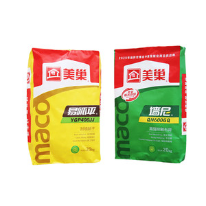 20kg Mur Mastic pp Valve Sac 25kg 50kg Gypse Emballage Sacs Ciment Béton Bopp Tissé Sac <span class=keywords><strong>Prix</strong></span> - Product Image 5