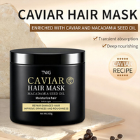 Masque capillaire au caviar TWG RTS, best-seller, lissant, hydratant, réparateur, améliore la sécheresse et la rugosité, masque capillaire nourrissant au caviar