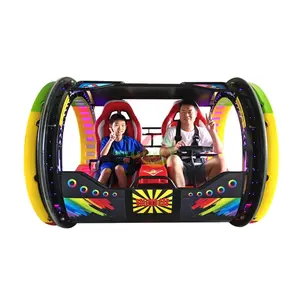360 Degree Remote Control Rolling Car Outdoor 2 Seats Coin Operated Game Happy Rolling Car