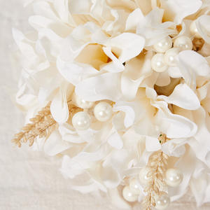 <span class=keywords><strong>Bouquet</strong></span> de mariée style bohème, dahlias élégants, accessoires photo, décorations de fête prénuptiale style campagnard américain - Product Image 2