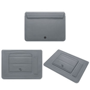 BUBM High-End 4 в 1 чехол для ноутбука НОВЫЙ лакированный с подставкой и стилусом держатель из искусственной кожи - Product Image 3