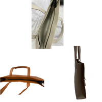 Jacksonbag Sac fourre-tout en cuir PU de luxe Doublure en toile Grand design simple personnalisé Jiesheng Maroquinerie