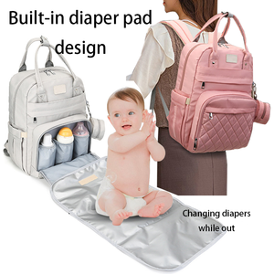 Bolsa de Pañales Impermeable Personalizada de Oxford para Maternidad, Bolsa de Mano para Cochecito, Mochila de Cama para Bebé, Organizador para Mamá, Bolsa de Pañales Portátil para Uso en Exteriores - Product Image 4