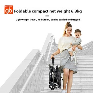 Goodbaby <span class=keywords><strong>GB</strong></span> Cochecito <span class=keywords><strong>de</strong></span> bebé plegable y ligero con respaldo transpirable para sentarse tumbado, accesorio para asientos <span class=keywords><strong>de</strong></span> <span class=keywords><strong>coche</strong></span> para niños - Product Image 2