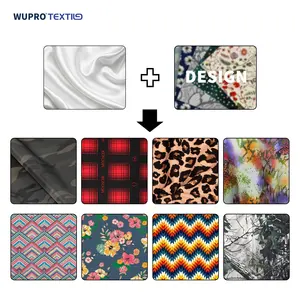 Printtek produttore tessuto oekotex 100% digitale in poliestere tessuto personalizzato con stampa a farfalla