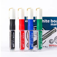 Marqueur pour tableau blanc à paillettes, séchage rapide, rechargeable, non toxique, effaçable à sec