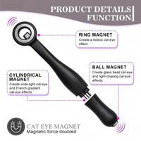 Outil magnétique 3-en-1 en forme de gourde pour ongles, aimant épaissi et agrandi, pour effet œil de chat, manucure DIY, fournitures d'art des ongles, vente en gros