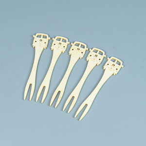 Palillos Desechables <span class=keywords><strong>de</strong></span> Bambú con Diseño <span class=keywords><strong>de</strong></span> Animales para Niños, para <span class=keywords><strong>Piña</strong></span> y Otras Frutas - Product Image 5