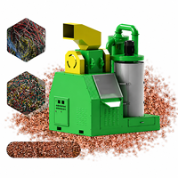 Machine de recyclage automatique de fil de cuivre Baonan 200 kg/h, granulateur de câbles usagés, prix bas, certifiée CE