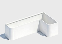 Jardinière Métallique Courbe Irrégulière Personnalisée en Fer Forgé pour Jardin de Villa, Balcon et Aménagement Paysager Extérieur Décoratif