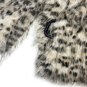 Nuova <span class=keywords><strong>pelliccia</strong></span> sintetica di fascia alta calda di media lunghezza invernale in <span class=keywords><strong>pelliccia</strong></span> ecologica con stampa animalier - Product Image 6