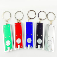 Porte-clés LED personnalisé avec logo pour la promotion des entreprises Porte-clés lumineux personnalisé pour cadeaux d'entreprise Marketing d'événements
