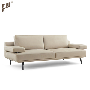 Đồ Nội Thất Phòng Khách Giá Trực Tiếp Từ Nhà Máy Ghế Dài Bộ Sofa Gia Đình Hiện Đại Sang Trọng Màu Vàng 2 + 3 Thiết Kế Ý - Product Image 4