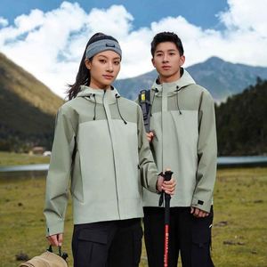 Vestes coupe-vent de sport d'extérieur personnalisables avec fermeture éclair, imperméables, coupe-vent, grandes tailles, pour la randonnée et les voyages, imprimées - Product Image 3