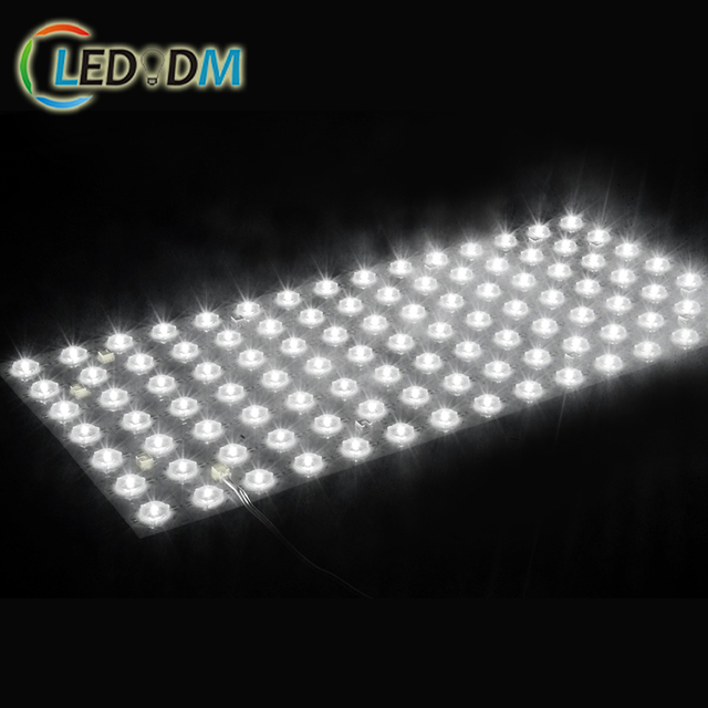Led Sheet with Lens 105leds/pcs Big Beam Angle Lenticular Panel Flexible Backlight Lumi Sheet Led Light for Stone