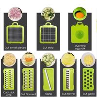 Nieuwe Aankomst Multifunctionele Handheld Keuken 16-In-1 Groente Chopper Shredder Handraspen Fruit Groentesnijder