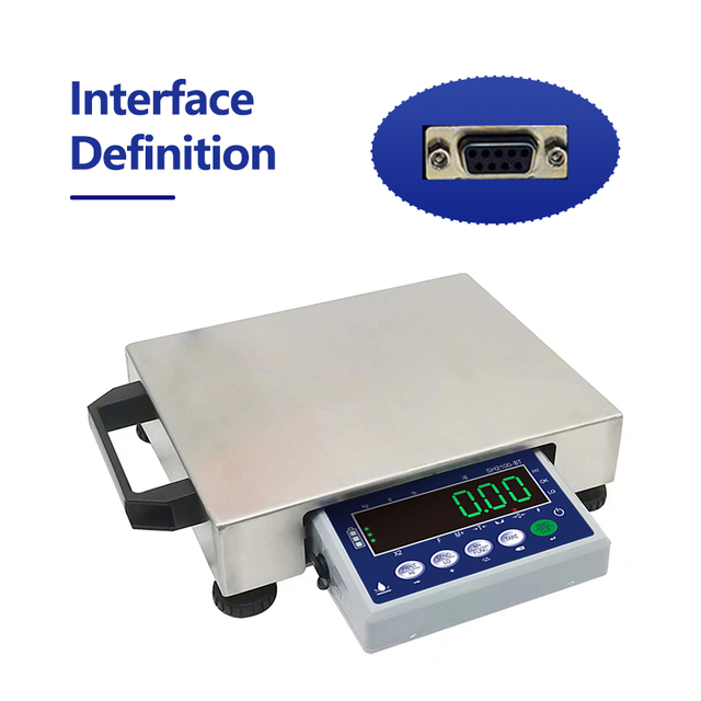SOHE BT-C 325*235mm 3-30kg LED Display OEM/ODM Customizable RS232 Serial Port Auto Zero 100% Tare Aluminum Alloy Food Processing