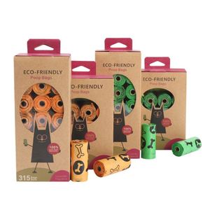 Pet Poop <b>Bags</b> for Dogs Biodegradable Dog Poop <b>Bags</b> Rolls Thick Doggie Poo <b>Bag</b> 100% Leak-proof Easy to Use Pet Waste <b>Bag</b> - Product Image 4