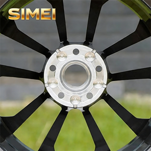 โรงงานผลิต SIMEI ขายส่งล้อแม็กซ์รุ่น <span class=keywords><strong>Y</strong></span> ขนาด 21 นิ้ว สีดำ สำหรับรถยนต์ ขอบ 5x112 ผลิตจากอลูมิเนียมฟอร์จ ได้รับมาตรฐาน TUV/JWL/DOT - Product Image 5