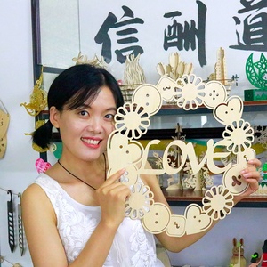 Nhà máy OEM và ODM tùy chỉnh ván ép cắt laser gỗ dịch vụ khắc laser gỗ nghệ thuật laser cắt gỗ bạch dương - Product Image 5