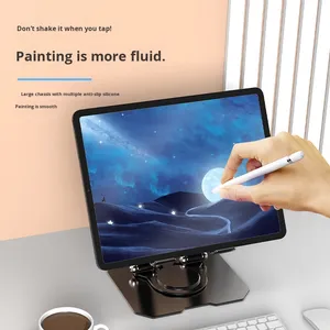 Support de base rotatif et pliable en métal pour tablette, support de refroidissement pour ordinateur portable monté sur tableau de bord - Product Image 3