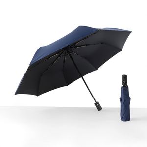 Paraguas Plegable Triple Automático, Resistente al Viento, con Protección UV, para Días Soleados y Lluviosos, con Logotipo/Color Personalizado, Venta al Por Mayor - Product Image 5