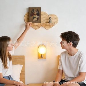Nuevo estante de pared de pino con forma de corazón, creativo, para macetas, artesanía en madera, decoración del hogar. - Product Image 3