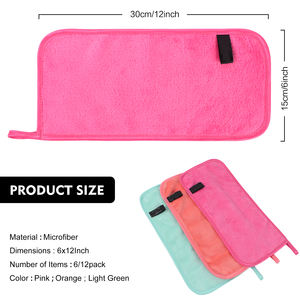 Panni personalizzati in microfibra riutilizzabili per il viso struccanti magici salviette da bagno - Product Image 2
