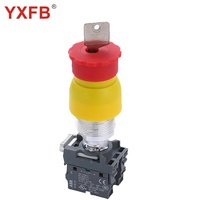 Botón Pulsador Antipánico a Prueba de Explosiones YXFB CH8098P1 Ex d IIC IP66 10A de Acero Inoxidable y Aluminio 250V Ex NEPSI y CNEX Zona 1 y 2