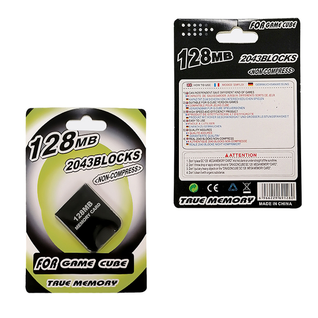 Factory Price Manufacturer Supplier 128MB Memory Card for Game Cube for NGC Console