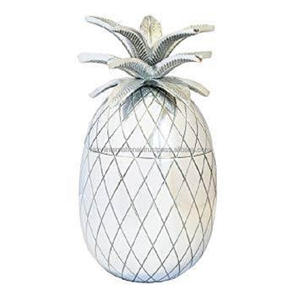 ถังน้ำแข็งสับปะรดโลหะขนาดใหญ่แบบโบราณตู้แช่สไตล์คลาสสิกสำหรับงานเลี้ยงไวน์และงานแต่งงานดีไซน์คลาสสิก - Product Image 3