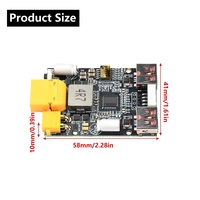 Module de circuit imprimé pour batterie externe à charge rapide USB Type-C, compatible PD/QC3.0/2.0, DC 5-20V 2-7S 100W